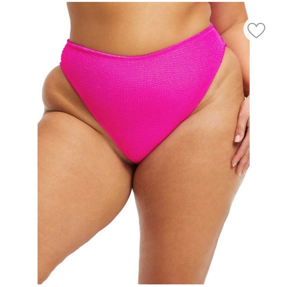 Nwt good American cheeky bikini bottoms size 7/8